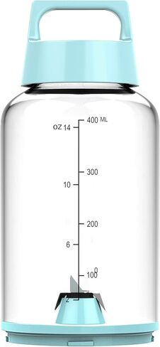 Travel Bottle for PopBabies Smoothie Blender, this blue bottle is compatible with new version in Saudi Arabia