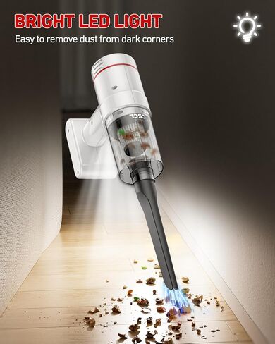 CSCL Handheld Car Vacuum Cleaner Cordless, 15000PA Powerful Suction Car Vacuum High Power Cleaner with LED Light & Multi Accessories, Portable Mini Hand Held Car Vacuum Cleaner for Car Home Office in Kuwait
