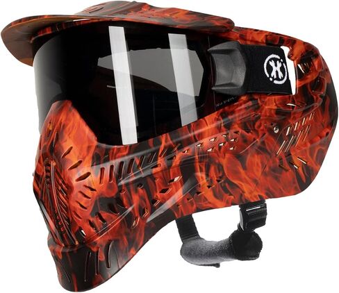 HK Army HSTL Paintball Goggle Mask with Anti Fog Thermal Lens - Flame in Saudi Arabia
