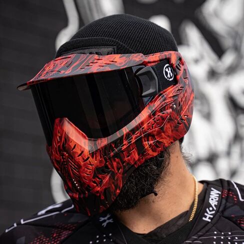 HK Army HSTL Paintball Goggle Mask with Anti Fog Thermal Lens - Flame in Saudi Arabia