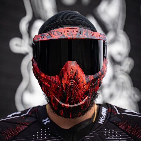 HK Army HSTL Paintball Goggle Mask with Anti Fog Thermal Lens - Flame in Saudi Arabia