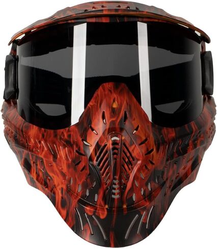 HK Army HSTL Paintball Goggle Mask with Anti Fog Thermal Lens - Flame in Saudi Arabia