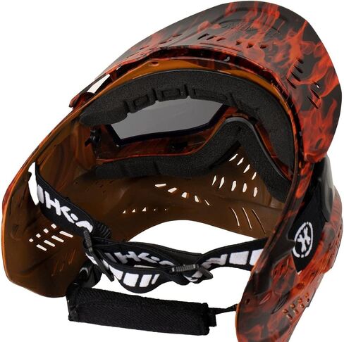 HK Army HSTL Paintball Goggle Mask with Anti Fog Thermal Lens - Flame in Saudi Arabia
