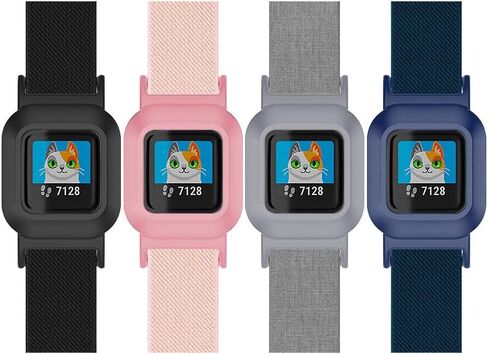 C2D JOY حزام من النايلون قابل للتمدد متوافق مع Garmin vivofit Jr 3 Bands Watch سوار معصم رياضي مرن قابل للتعديل in Kuwait