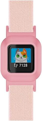 C2D JOY حزام من النايلون قابل للتمدد متوافق مع Garmin vivofit Jr 3 Bands Watch سوار معصم رياضي مرن قابل للتعديل in Kuwait