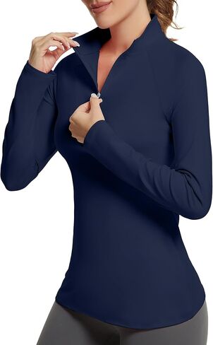 GGOV Golf Shirts for Woman UPF 50+ Sun Protection Quick Dry Lightweight Long Sleeve Polo Shirts for Woman Rash Guard in Saudi Arabia