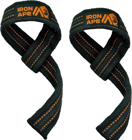 أحزمة معصم لرفع الأثقال من IRON APE لرفع الأثقال والرفع الميت ورفع الأثقال وكمال الأجسام. قطن عالي التحمل in Kuwait