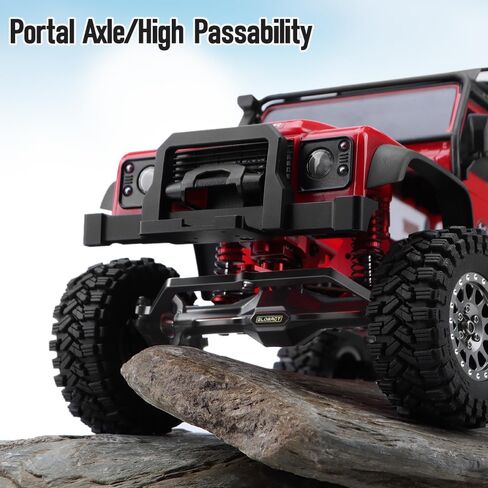 GLOBACT for TRX4M Portal Axle Full Brass 10mm Wider On Each Side Axle for TRX4M 1/18 RC Crawler Upgrade (Portal Axle F/R) in Saudi Arabia