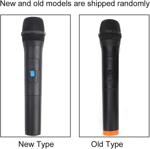 Lwuey VHF Wireless Microphone, Handheld Microphone ABS Plastic Professional Universal Mic Small Size Lightweight with USB Reception Ideal for Singing Karaoke Speech Wedding Church Live Events in Saudi Arabia
