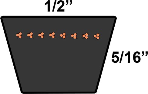 D&D PowerDrive 2010072 Farm Fans Replacement Belt in Kuwait