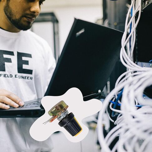 B10K 10K أوم مخرش رمح الخطي الروتاري تفتق الجهد مع مقبض/المكسرات/غسالة Kit-20 قطعة in Kuwait