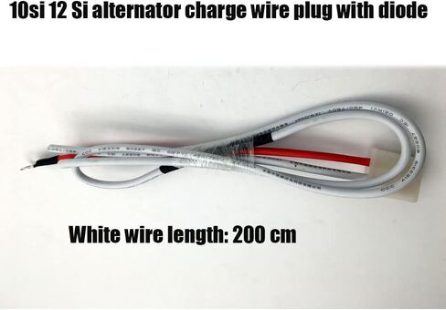 10si 12 Si alternator charge wire plug with diode keeps alternator charging at low RPM 12AWG wire in Saudi Arabia
