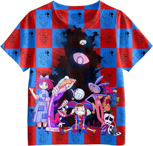 Cute Circus T-Shirt for Kids Daily Outfits, Shirt for Boys Girls Kids Party in Saudi Arabia