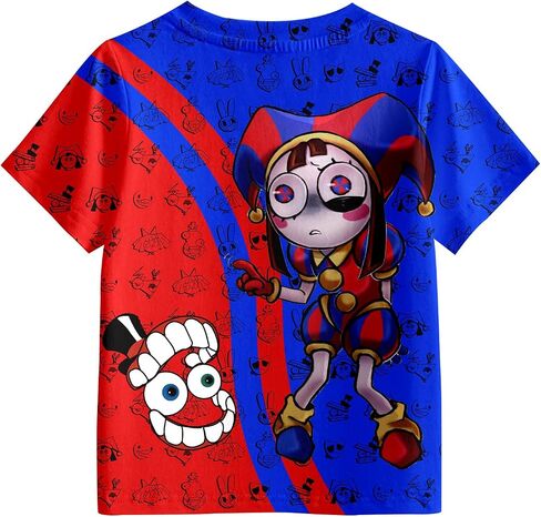 Cute Circus T-Shirt for Kids Daily Outfits, Shirt for Boys Girls Kids Party in Saudi Arabia