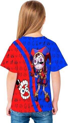 Cute Circus T-Shirt for Kids Daily Outfits, Shirt for Boys Girls Kids Party in Saudi Arabia