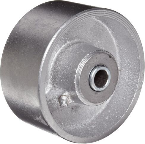 عجلات RWM CIR-0420-08 عجلة من الحديد الزهر بقطر 4 بوصة × عرض 2 بوصة مع محمل أسطواني مستقيم، سعة 800 رطل، قطر المحور 1/2 بوصة in Kuwait