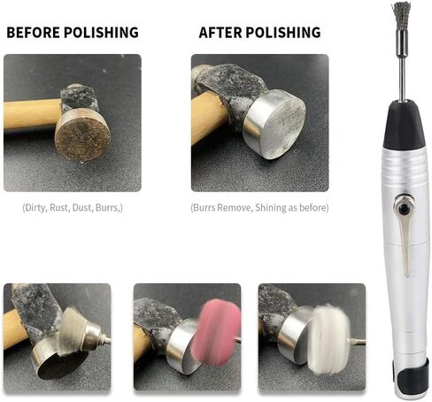 Yasumai Steel Wire Brush Wheels Polishing Buffing Abrasive Buff Cloth Wheel Set Cotton Felt Mounted Mandrel and for Rotary Tool Jewelry and Watch Clean Tools-1/8 Inch Shank 60 Pcs in Saudi Arabia