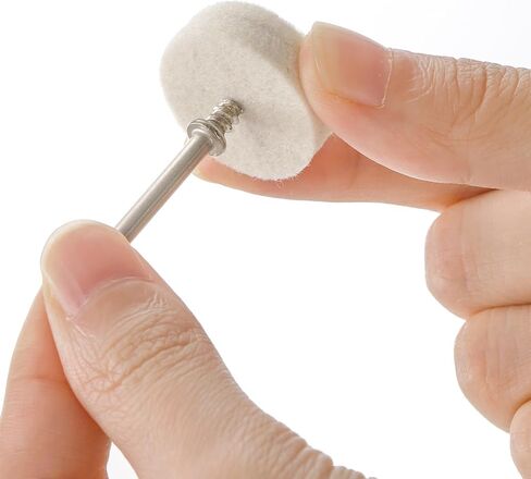 Hedume Set of 258 Felt Polishing Buffing Wheel, Wool Felt Polishing Pad Wheel Professional Accessories, Clean Wheels Point Grinding Bits Rotary Tool in Saudi Arabia