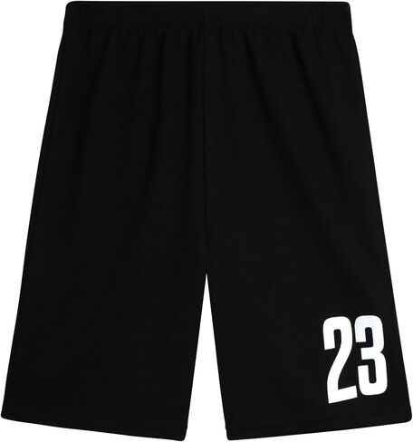 طقم شورت رياضي للأولاد من Mad Game - تي شيرت عالي الأداء وشورت رياضي - قميص جاف وشورت كرة السلة للأولاد (8-18) in Kuwait