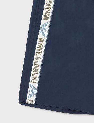 Emporio Armani Men's Standard Logotape Swim Bermuda in Saudi Arabia