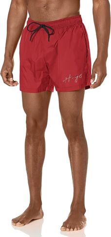 HUGO Men's Standard Script Logo Swim Trunk in Saudi Arabia