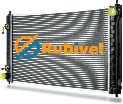 مشعاع Rubivel 2988 متوافق مع 2007-2018 Nissan Altima 2008 2.5L 3.5L/2009-2019 Maxima 3.5L 2010 2011 2012 2013 2014 2015 2016 2017 V6 L4، مشعاع تبريد خزان بلاستيكي من الألومنيوم in Kuwait