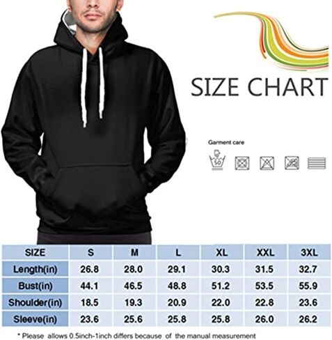 Hwycomfort Men's 3d Printed Novelty Hoodie Hip Hop Hoodies Street Graffiti Sweatshirt Casual Pockets Pullover in Saudi Arabia