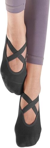 جوارب YOTTOY Pilates - جوارب ذات قبضة لزجة للنساء، مثالية لليوجا والبار النقي وتمارين الرقص in Kuwait