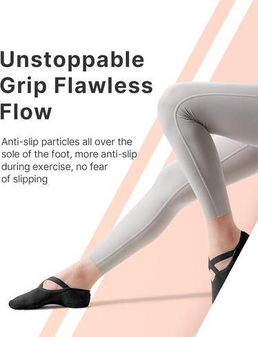 جوارب YOTTOY Pilates - جوارب ذات قبضة لزجة للنساء، مثالية لليوجا والبار النقي وتمارين الرقص in Kuwait