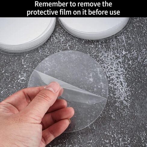 30 قطعة من أوراق الأكريليك الشفافة، قرص فارغ من الأكريليك مقاس 4 بوصات، لافتات دائرية من البلاستيك الأكريليك الشفاف للصور والإطار والرسم والحرف اليدوية ومشاريع العرض in Kuwait