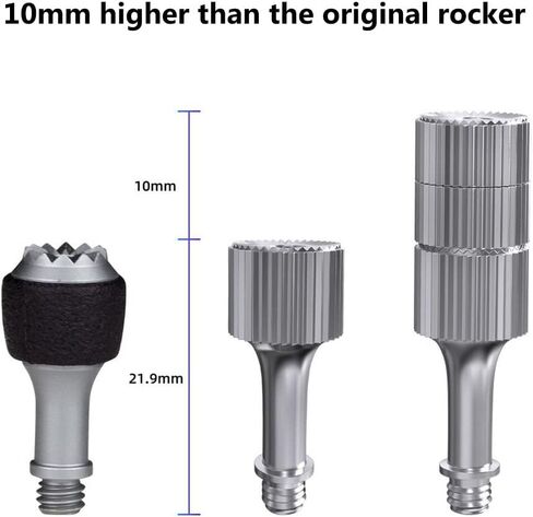 عصا تحكم ذكية متوافقة مع وحدة التحكم الذكية DJI RC-N1، عصا تحكم بديلة من الألومنيوم، عصا تحكم بديلة متوافقة مع ملحقات طائرات DJI Mini 3 Pro بدون طيار in Kuwait