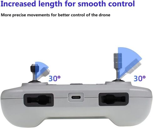 عصا تحكم ذكية متوافقة مع وحدة التحكم الذكية DJI RC-N1، عصا تحكم بديلة من الألومنيوم، عصا تحكم بديلة متوافقة مع ملحقات طائرات DJI Mini 3 Pro بدون طيار in Kuwait