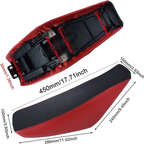 KZLM دراجة نارية Sunproof مقعد طويل القامة رغوة ل CRF50 XR50 50cc 90cc 110cc 125cc 140cc 150cc 160cc درب الترابية الدراجات in Kuwait