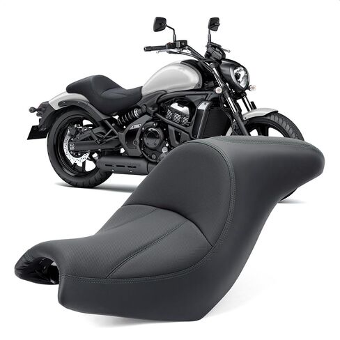 FIASRAC One Piece Rider Driver Passenger Seat Kit For Kawasaki Vulcan 650 VN650 2015 2016 2017 2018 2019 2020 2021 2022 2023 (Avocado Green Line) in Saudi Arabia