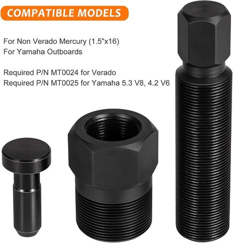 Bonbo Flywheel Puller Flywheel Removal Tool 1.5" x16 for Mercury & Yamaha Outboard Alternative to Mercury OE# 91-849154T1, Yamaha OE# YB-06139 in Saudi Arabia