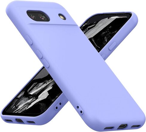 for Google Pixel 8a Case (2024) TPU Silicone Phone Case with Camera Protection Soft Interior Slim Fit Flexible Back Cover for Pixel 8a - Beige in Saudi Arabia