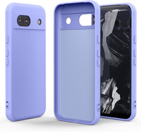for Google Pixel 8a Case (2024) TPU Silicone Phone Case with Camera Protection Soft Interior Slim Fit Flexible Back Cover for Pixel 8a - Beige in Saudi Arabia