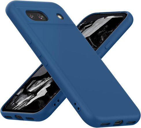 for Google Pixel 8a Case (2024) TPU Silicone Phone Case with Camera Protection Soft Interior Slim Fit Flexible Back Cover for Pixel 8a - Beige in Kuwait