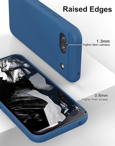 for Google Pixel 8a Case (2024) TPU Silicone Phone Case with Camera Protection Soft Interior Slim Fit Flexible Back Cover for Pixel 8a - Beige in Kuwait