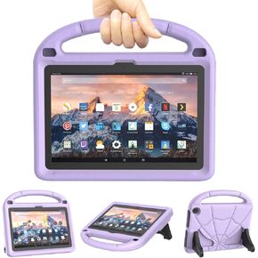 2022 All-New Kids Tablet Case for 8" Tablets Not Fit iPad Nokia 8 inch Tablets(Only 12/10th Gen, 2022/2020), Patamiyar Light Weight Shockproof EVA Protective Case with Handle Stand -Turquoise in Kuwait