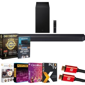 Samsung HW-S60D S-Series 5.0ch. Wireless Dolby Atmos Soundbar w/Q-Symphony (2024) Bundle with 2 Year CPS Enhanced Protection Pack in Kuwait