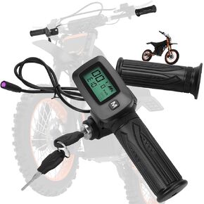 شاشة Tuttio Soleil 01 الجديدة المتكاملة للخانق مع زر M، ومقابض الجانب الأيسر فقط للدراجة الترابية الكهربائية Soleil 01، ملاحظة: لا يمكن استخدام الخانق الجديد والخانق القديم بالتبادل.48 فولت in Kuwait