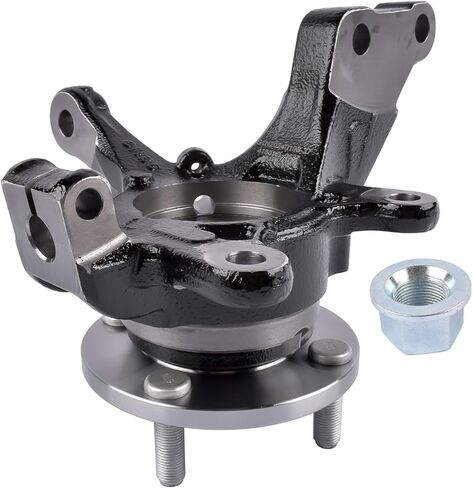 Front Left Wheel Hub Bearing Steering Knuckle Assembly Replacement for Nissan Versa 13-19 Versa Note 2014-2019 L4 1.6L BR935009LK in Saudi Arabia