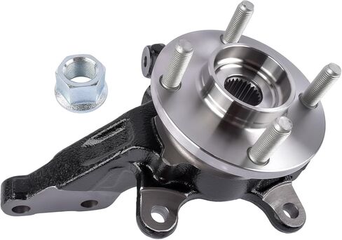 Front Left Wheel Hub Bearing Steering Knuckle Assembly Replacement for Nissan Versa 13-19 Versa Note 2014-2019 L4 1.6L BR935009LK in Saudi Arabia