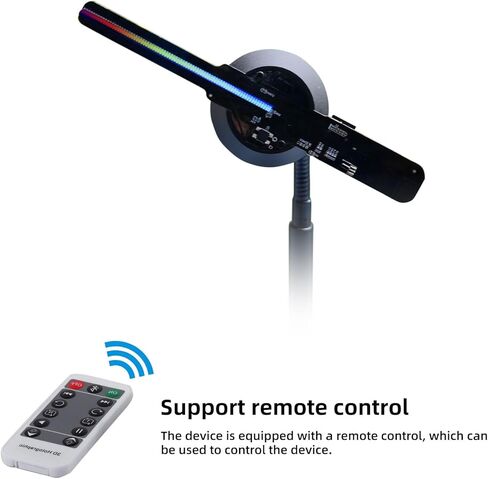 Missyou 3D Hologram Fan,3.5" 3D Hologram Projector Advertising Display with 700 Video Library and Remote for Business Store Signs,Bar,Casino,Party,halloween in Kuwait