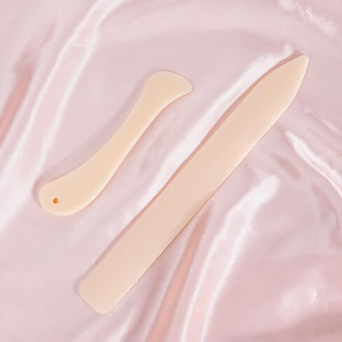 2pcs Bone Folder Scoring Folding Crafts Creasing Paper Tool for DIY Handmade Leather Burnishing, Paper Craft, Card Making, Scrapbooking, Bookbinding in Saudi Arabia