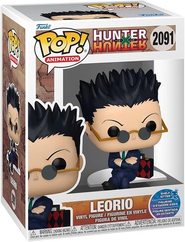 فانكو بوب! الرسوم المتحركة: Hunter X Hunter - Leorio (جالس) - مجسم من الفينيل قابل للتجميع - فكرة هدية - بضائع رسمية - ألعاب للأطفال والكبار - محبي الرسوم المتحركة - مجسم نموذجي لهواة الجمع in Saudi Arabia