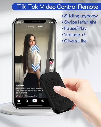Wireless Camera Remote Shutter for Smartphones (2 Pack), zttopo Wireless Phone Camera Remote Control Compatible with iPhone/Android Cell Phone - Create Amazing Photos and Selfies, Wrist Strap Included in Saudi Arabia