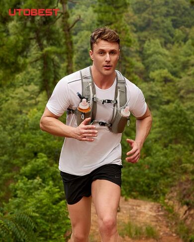 قارورة ناعمة من UTOBEST، 2 عبوة من زجاجات الجري الناعمة سعة 350 مل، قارورة تشغيل قابلة للطي من مادة TPU، قارورة محمولة قابلة للطي محمولة للسفر والسفر والمشي لمسافات طويلة وركوب الدراجات في المدينة والمشي باللون البرتقالي in Kuwait