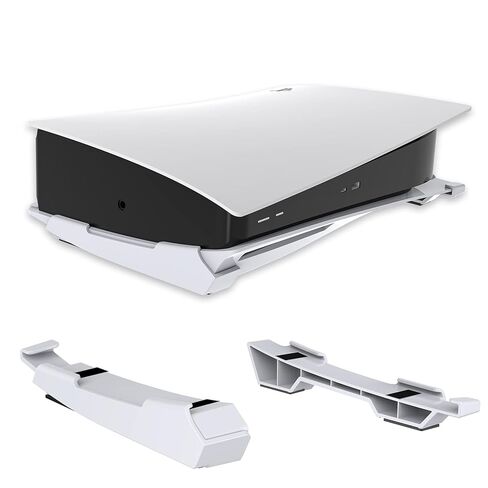 NexiGo PS5 Horizontal Stand with Silent Enhanced Cooling Fan and Adjustable Speed, [Low Noise], [Auto Power On/Off], with USB 3.0 Port, Built-in LED Light, for Both Disc and Digital Editions, Black in Saudi Arabia